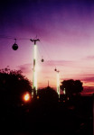 Satellites at dusk